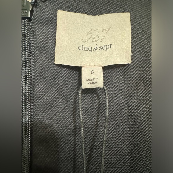 NWT Cinq a Sept Rose Tiered Ruffle Mini Dress size 6. - Picture 2 of 4